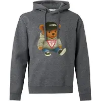 GUESS Felpa Con Cappuccio Teddy Bear Melange