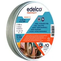 Edelco Disco Da Taglio Per Metallo A60 R Perfect 125 Mm 10 Unità