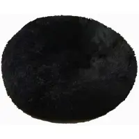 Sonstiges Cuccia per cani, cuccia per gatti, morbida, rotonda, 80 cm, nera