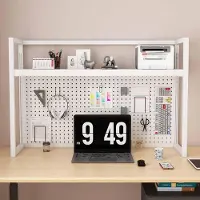 Sonstiges Scaffale per scrivania, 120 cm, bianco. Unico ripiano, ideale per studenti e uffici
