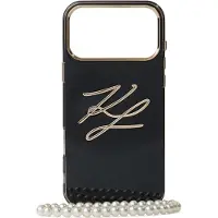 Karl Lagerfeld Custodia per smartphone oro / nero
