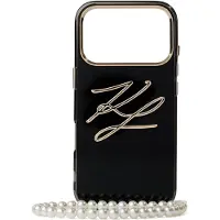 Karl Lagerfeld Custodia per smartphone oro / nero