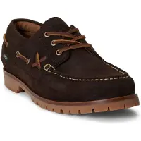 Ralph Lauren per uomo. 812P15866001 Nautico Ranger in camoscio marrone (45), Pelle, Basso, Nessuno, Casual