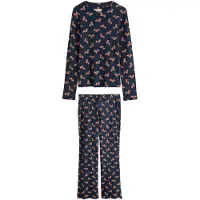 Next Pigiama navy / marrone