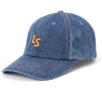 Levi's Cappello da baseball 'LS Monogram Cap' blu denim