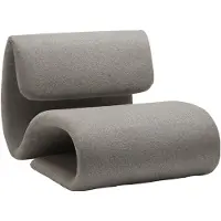 Ebuy24 Poltrona Dubna Dan-Form Bouclé marrone chiaro.