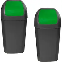 Wellhome Bidone Della Raccolta Differenziata 15l 2 Unità
