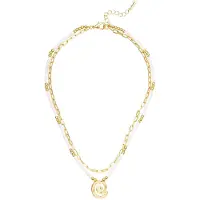 Yokoamii Collana giallo oro / bianco
