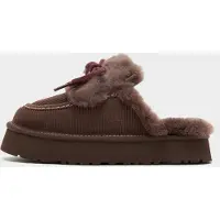 Ugg per donna. 1180360 Sneaker in pelle Disquette Heritage nero (39), Marrone, Basso, Nessuno, Homewear