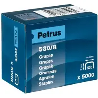Petrus Punti Metallici 530/8 Mm 5000 Unità
