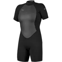 O'Neill Muta Shorty Da Donna A Maniche Corte Con Cerniera Posteriore Reactor-2 2 Mm Spring