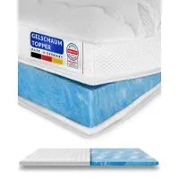 AM Qualitätsmatratzen | Premium gel schiuma Topper | 200x210 cm | 6 cm di altezza | Mattress Topper | 200/210 | Gel Topper