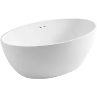 CERANO - Vasca da bagno freestanding in acrilico Minoa - bianco lucido - 164x95 cm