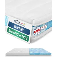 AM Qualitätsmatratzen | Topper Premium 200x220 cm | 6 cm di altezza | Topper per materassi | 200/220 | Topper di alta qualità Germany