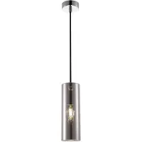 Maytoni Sospensione Contemporanea Gioia Metallo Cromo 1 Luce Diffusore Vetro Cromo