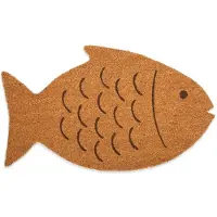 Kikkerland Zerbino Fish Coir 29.5 X 17.75 X 0.5