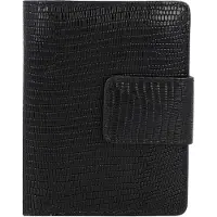 Castelijn & beerens Donna Portafoglio Protezione RFID Vera Pelle 12 cm nero