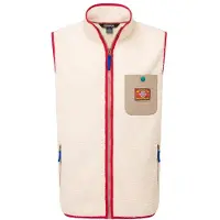 Sherpa Tarcho Vest Gilet in pile Uomo (L, bianco)