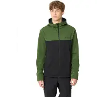 Vaude Qimsa Hooded Softshell Jacket II Giacca ciclismo Uomo (M, olivia/nero)