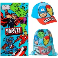 Cerda Disney Asciugamano Avengers &amp; Bag Set