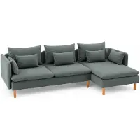 Xl Moebel Gmbh Divano moderno a forma di L, grigio, imbottito, con funzione relax