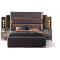 Xl Moebel Gmbh Bett grigio, morbido, elegante, nuovo, moderno, comodo, confortevole, camera da letto