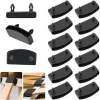 Dripio 50 coperture in plastica nera per doghe di letto, dimensioni 30x55 mm