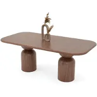 Xl Moebel Gmbh Tavolo da pranzo moderno, color marrone, dal design semplice, allungabile, funzionale, esclusivo e robusto
