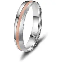 MARRYA Anello 'SI-24 Ehering aus Silber' oro rosé