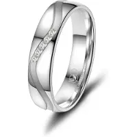 MARRYA Anello 'SI-20 Ehering aus Silber' argento