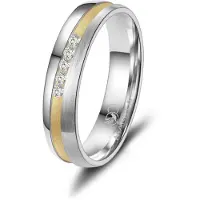 MARRYA Anello 'SI-23 Ehering aus Silber' argento