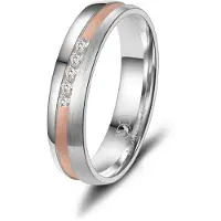 MARRYA Anello 'SI-24 Ehering aus Silber' argento