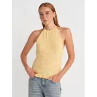 Dilvin Camicia da donna 'Blusen' giallo limone