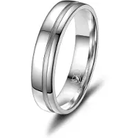 MARRYA Anello 'SI-12 Ehering aus Silber' grigio argento