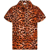 King Kameha Camicia 'Leopard' arancione