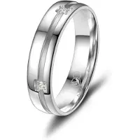 MARRYA Anello 'SI-12 Ehering aus Silber' argento