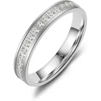 MARRYA Anello 'NS-10 Ehering aus Edelstahl' argento