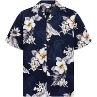 Pacific Camicia 'Enzian' blu scuro