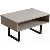 Xl Moebel Gmbh Tavolino beige in legno per l'ufficio
