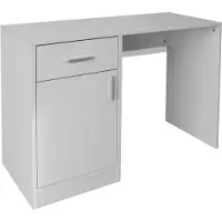 Merkloos Solidchoice - Scrivania moderna con cassetto e armadietto per un ambiente di lavoro funzionale