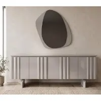 Xl Moebel Gmbh Set di mobili moderni in color "graubeige": elegante specchiera, consolle e mobiletto