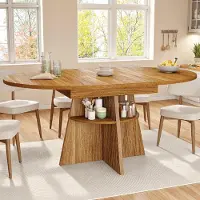 Merkloos Tavolo da pranzo allungabile per 4-8 persone, con spazio contenitivo