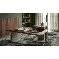 Xl Moebel Gmbh Tavolino da caffè, tavolino ausiliario, soggiorno, stile moderno, marrone, rettangolare