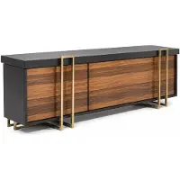 Xl Moebel Gmbh Mobili da ufficio, credenza, legno massello, profili di supporto in ottone, lusso
