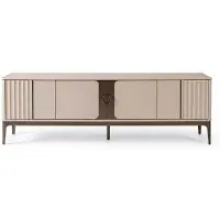Xl Moebel Gmbh Mobile TV beige moderno, lussuoso, basso, mobile laterale, cassettiera