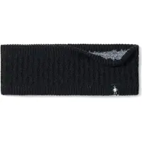 Smartwool Fleece Lined Headband Fascia sportiva per la fronte (One Size, nero)