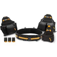 Toughbuilt Cintura Portautensili Constructor Pro Cliptech System 4 Pezzi