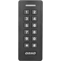 ORNO Lettore di schede e tag di prossimit con codice di blocco OR-ZS-820, IP20, 1000 utenti, 12 V, nero