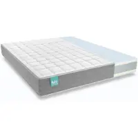 Dripio Materassi in memory foam, dimensioni 160x180 cm, altezza 21 cm, livello di rigidità medio