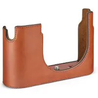 Leica 19652 Halfcase Q3, pelle, cognac